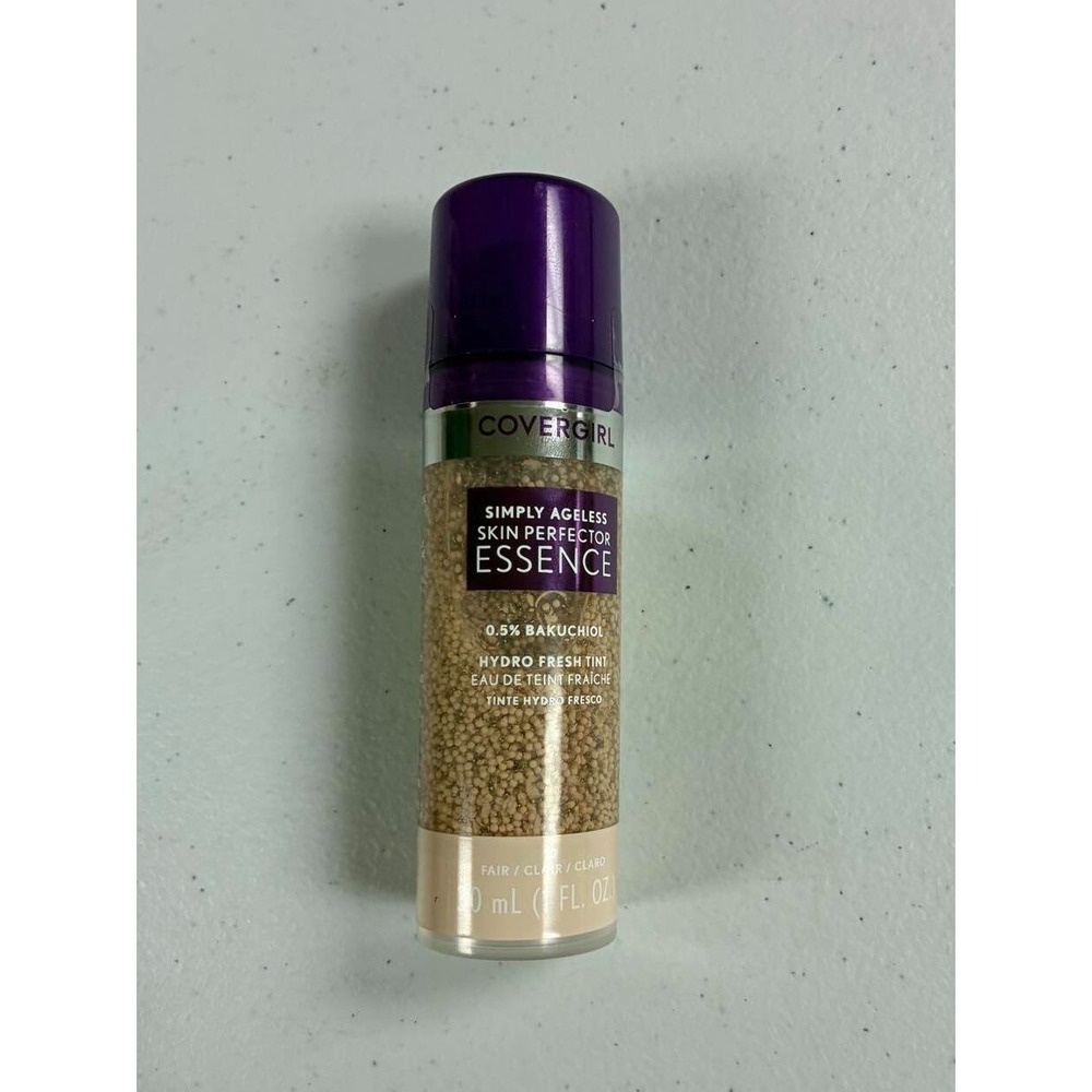 (2)Covergirl Simply Ageless Skin Perfector Essence Foundation 10 FAIR